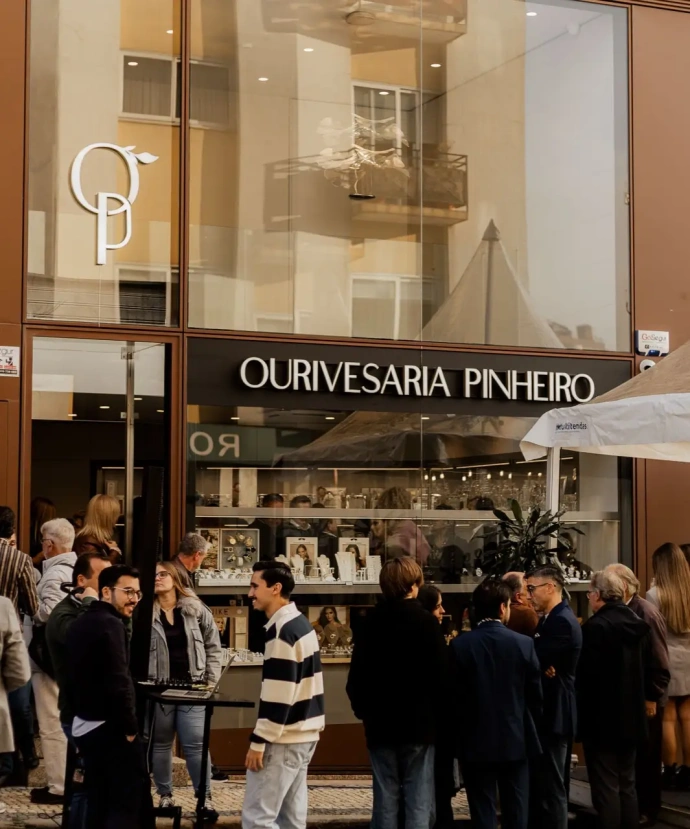 Loja exterior da Ourivesaria Pinheiro